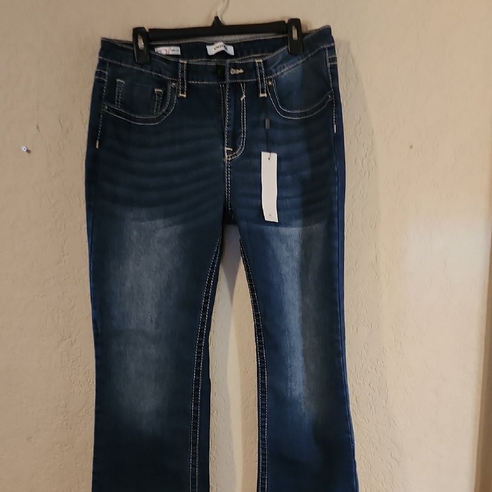 Vigoss Blue Boot Cut Jeans with Classic Indigo Finish